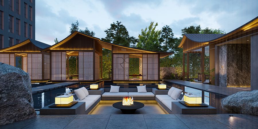 成都逸扉酒店（庭院）